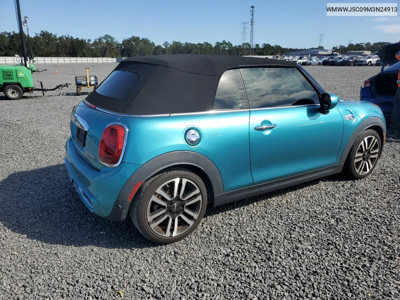 2021 Mini Cooper S VIN: WMWWJ5C09M3N24913 Lot: 76499074