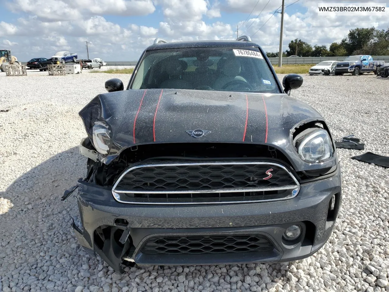 2021 Mini Cooper S Countryman VIN: WMZ53BR02M3M67582 Lot: 76786484