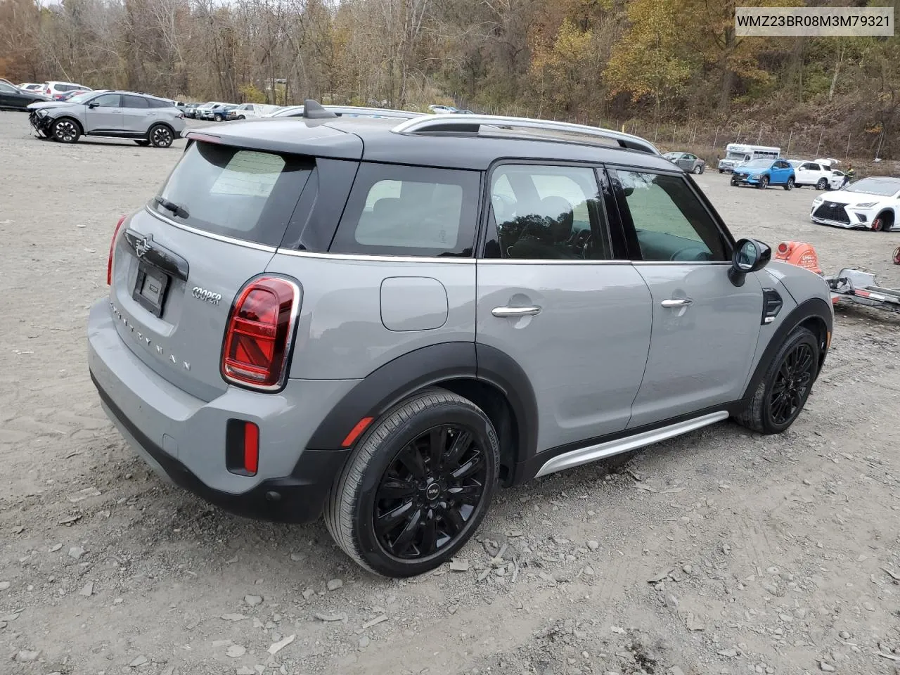 2021 Mini Cooper Countryman VIN: WMZ23BR08M3M79321 Lot: 78650574