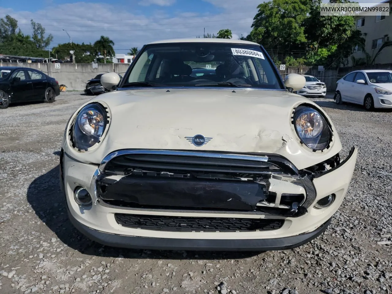 2021 Mini Cooper VIN: WMWXR3C08M2N99822 Lot: 80380884