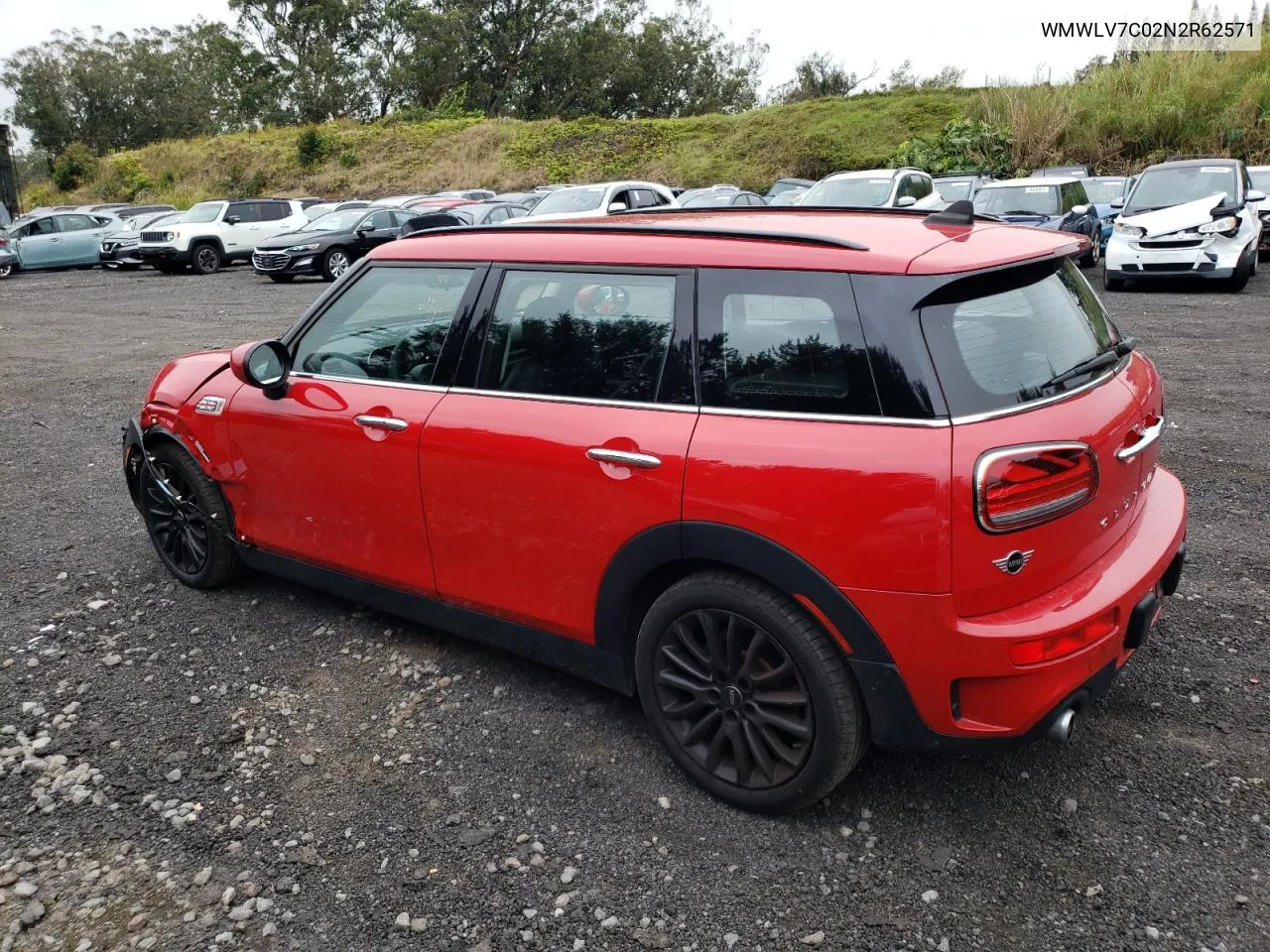 WMWLV7C02N2R62571 2022 Mini Cooper S Clubman