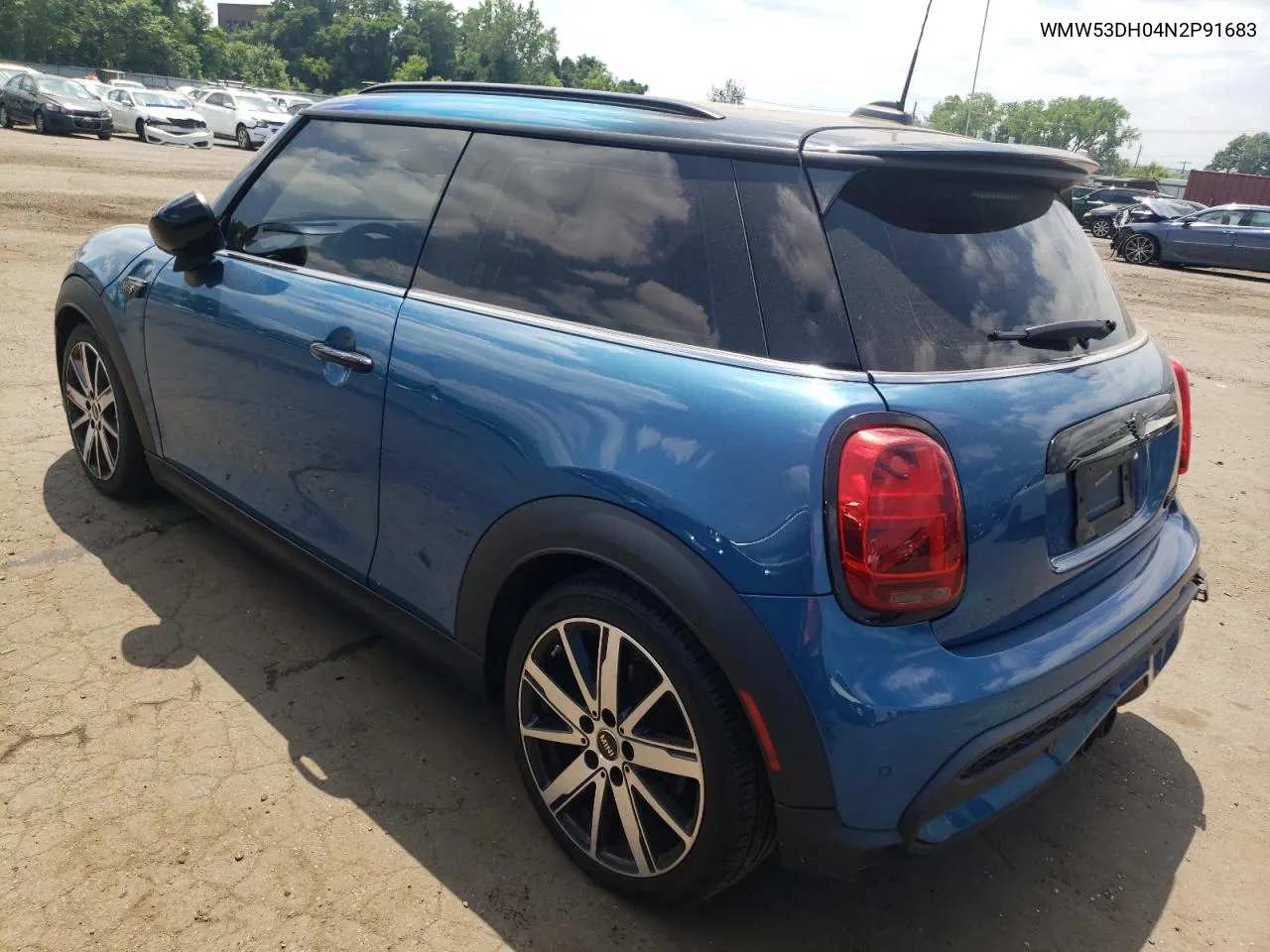 2022 Mini Cooper S VIN: WMW53DH04N2P91683 Lot: 57247944