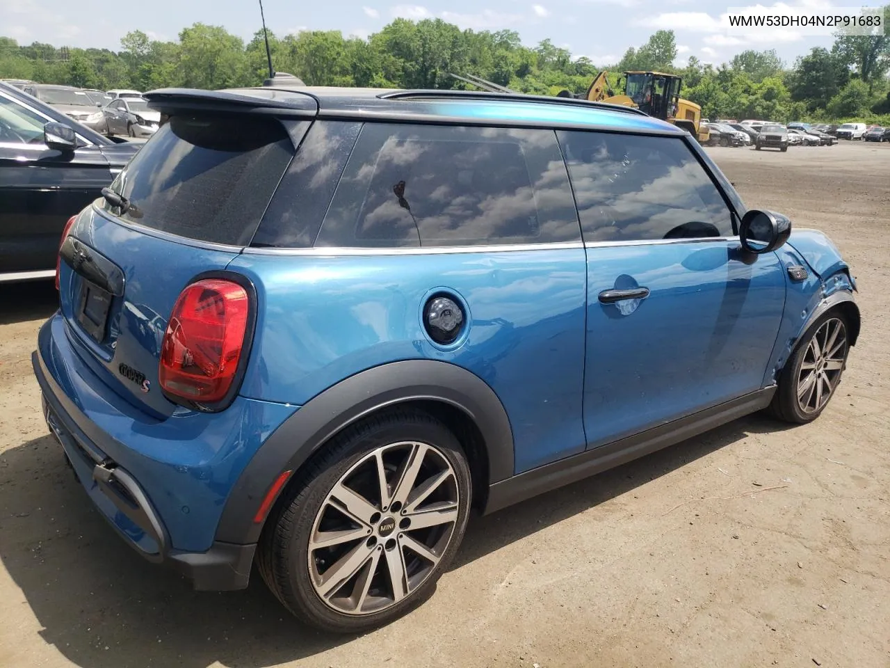 2022 Mini Cooper S VIN: WMW53DH04N2P91683 Lot: 57247944