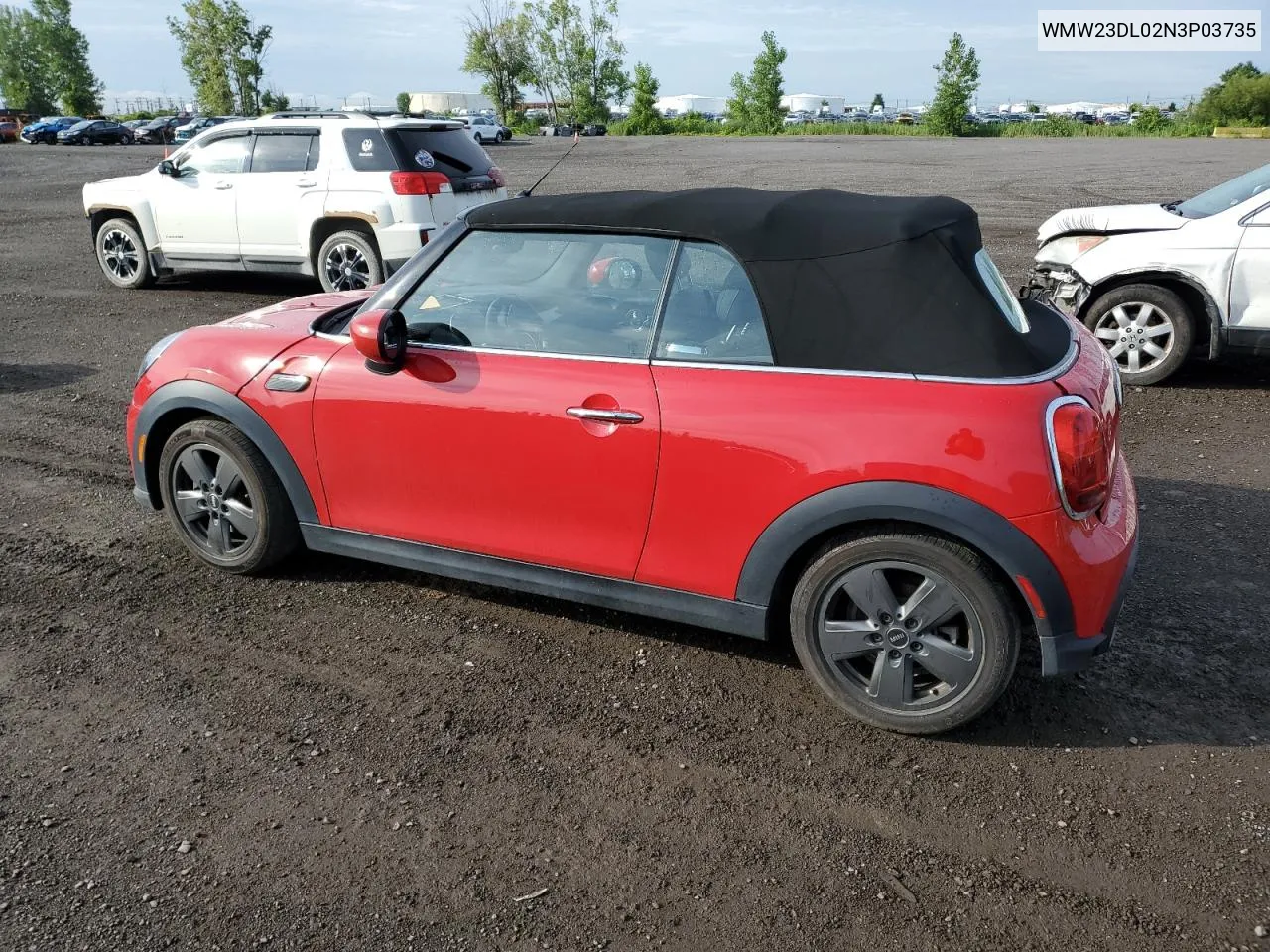 2022 Mini Cooper VIN: WMW23DL02N3P03735 Lot: 65681594