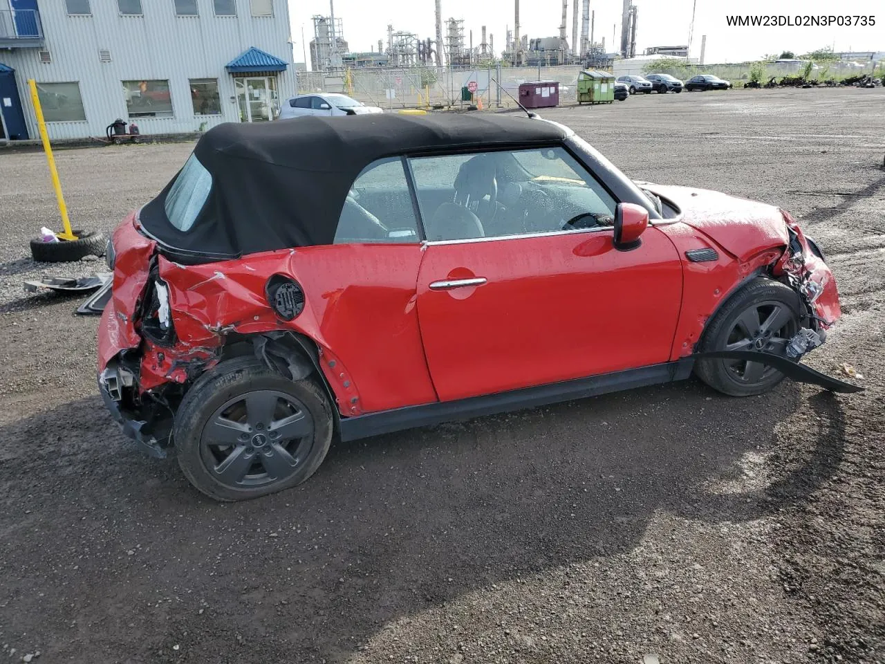 2022 Mini Cooper VIN: WMW23DL02N3P03735 Lot: 65681594