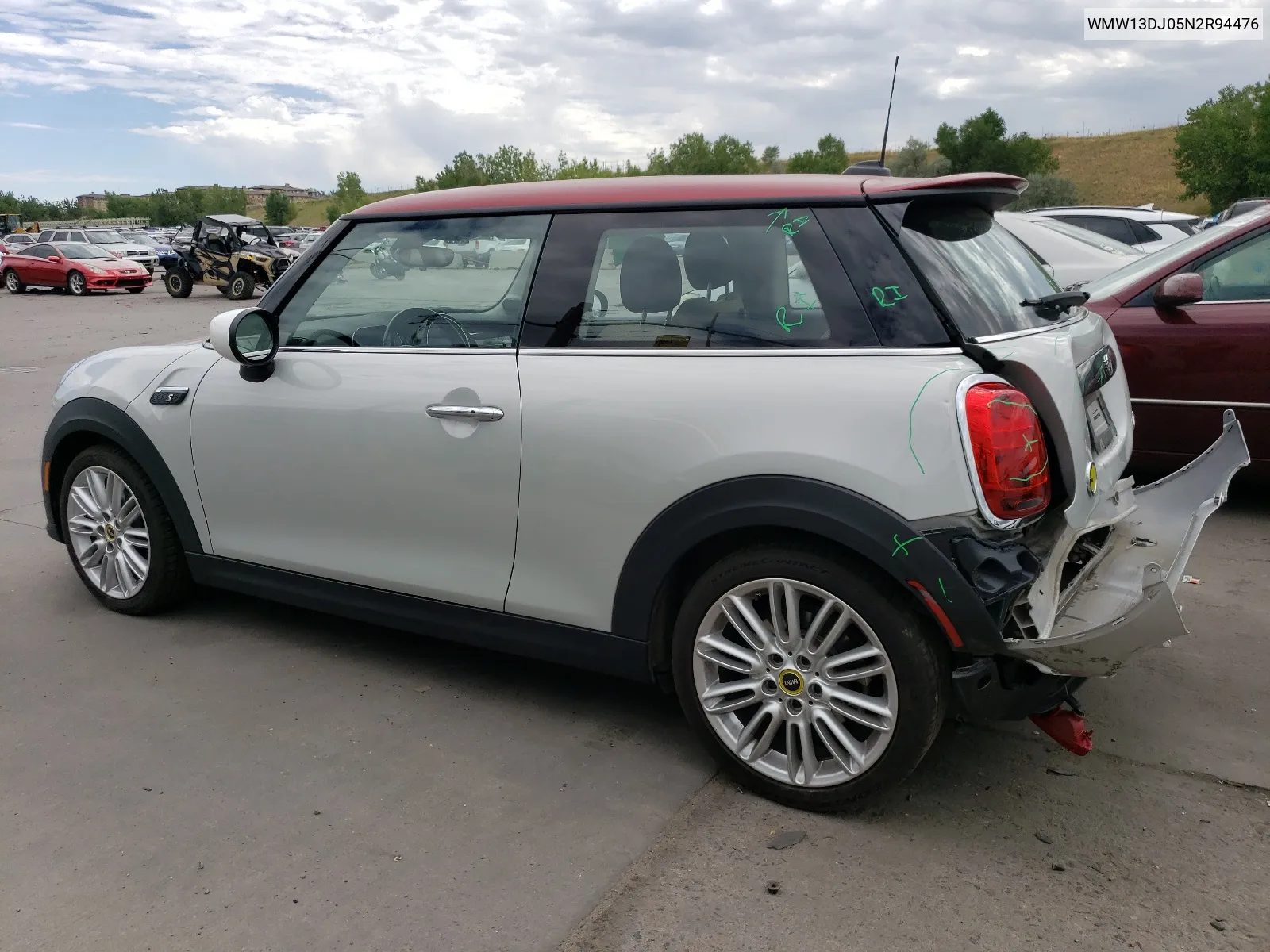 2022 Mini Cooper Se VIN: WMW13DJ05N2R94476 Lot: 66776644