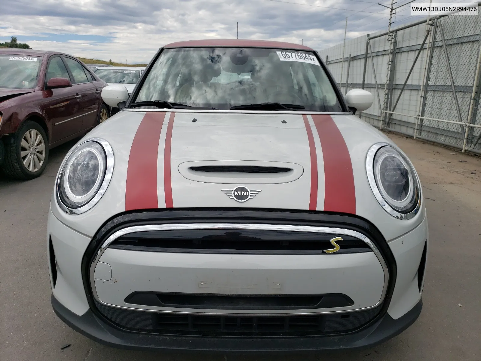 2022 Mini Cooper Se VIN: WMW13DJ05N2R94476 Lot: 66776644