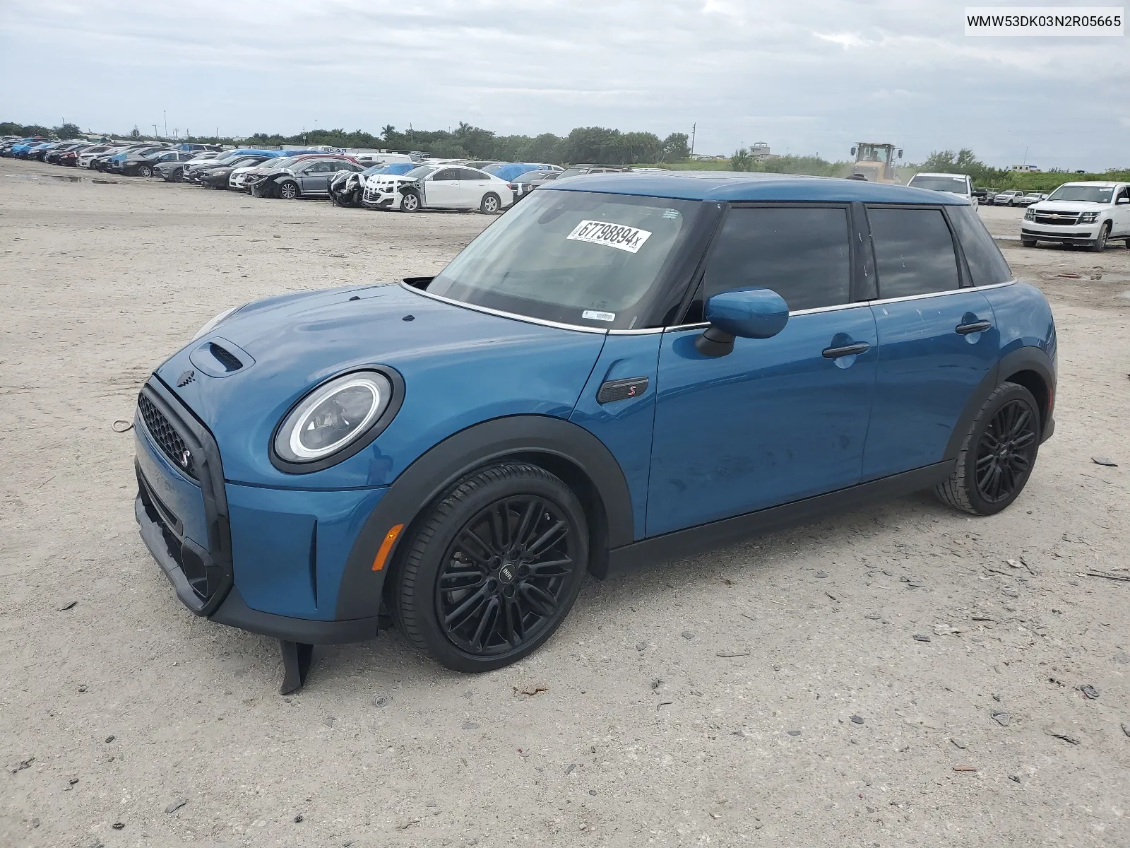 2022 Mini Cooper S VIN: WMW53DK03N2R05665 Lot: 67798894