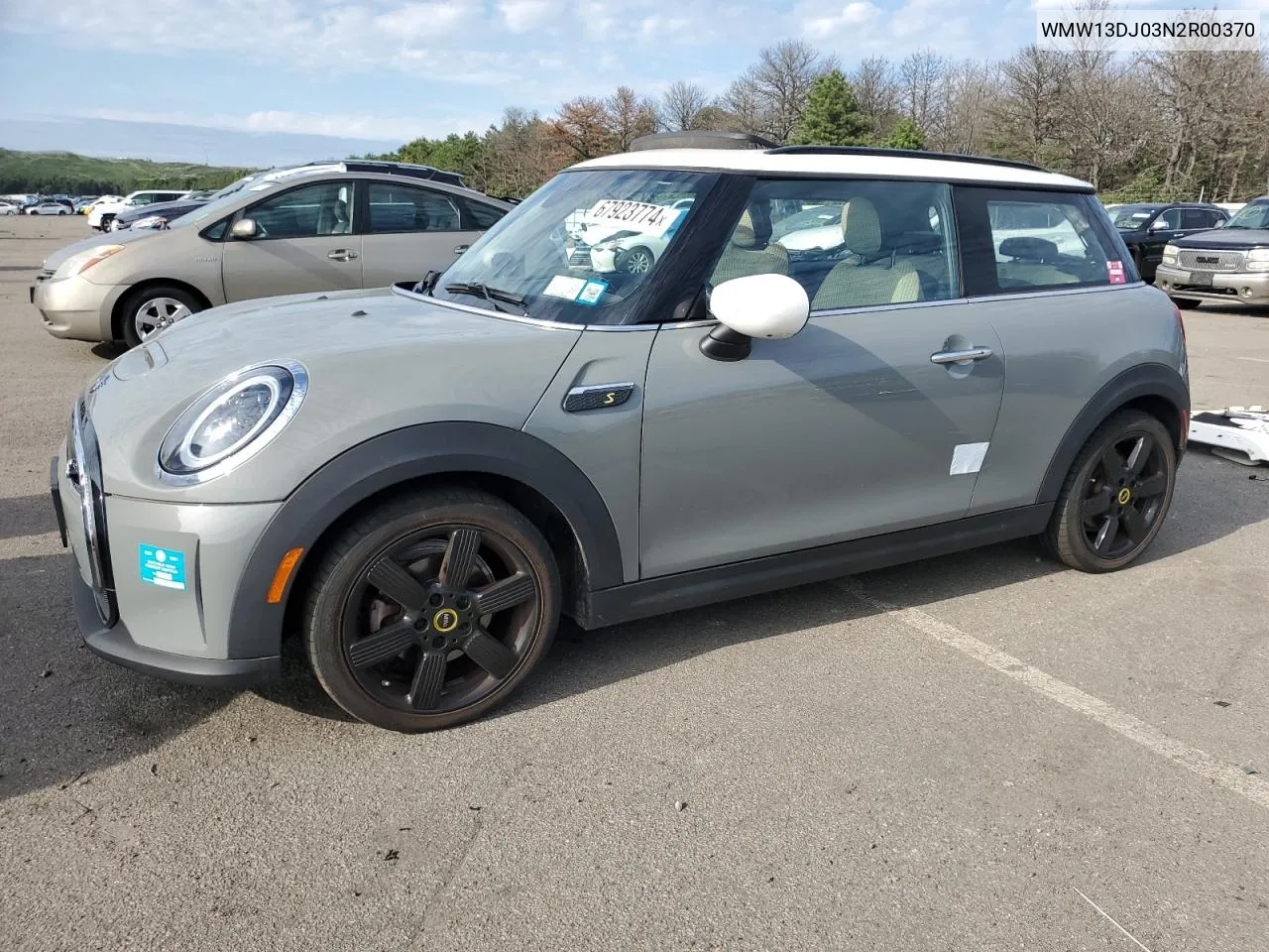 2022 Mini Cooper Se VIN: WMW13DJ03N2R00370 Lot: 67923774