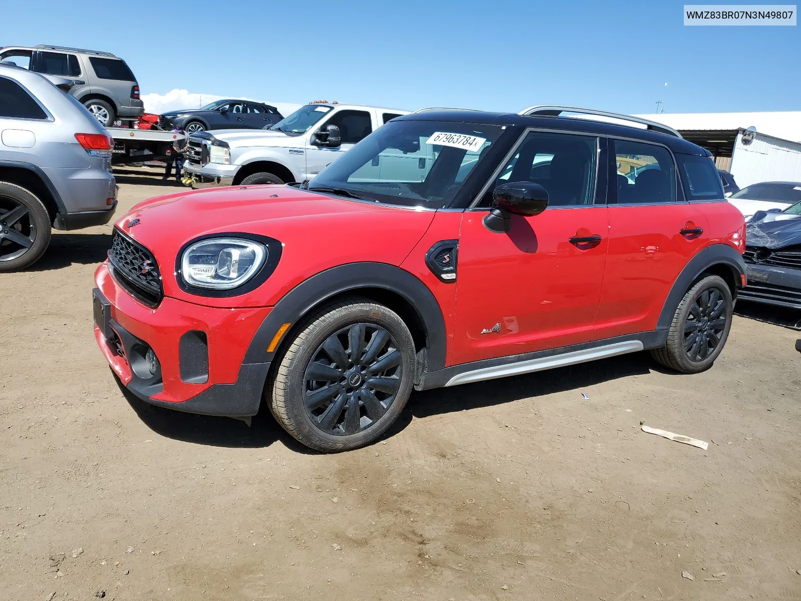 WMZ83BR07N3N49807 2022 Mini Cooper S Countryman All4