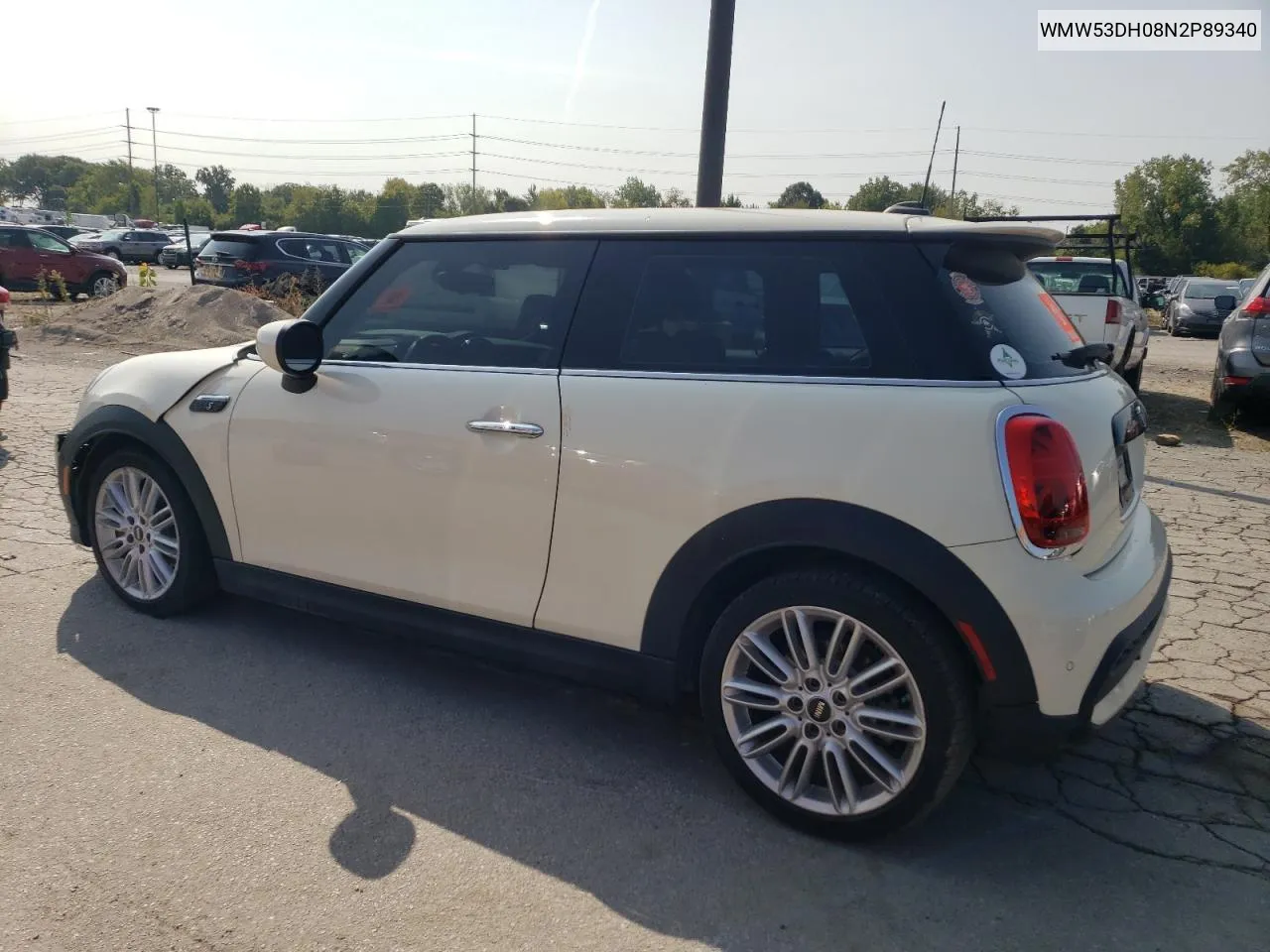 2022 Mini Cooper S VIN: WMW53DH08N2P89340 Lot: 70395414