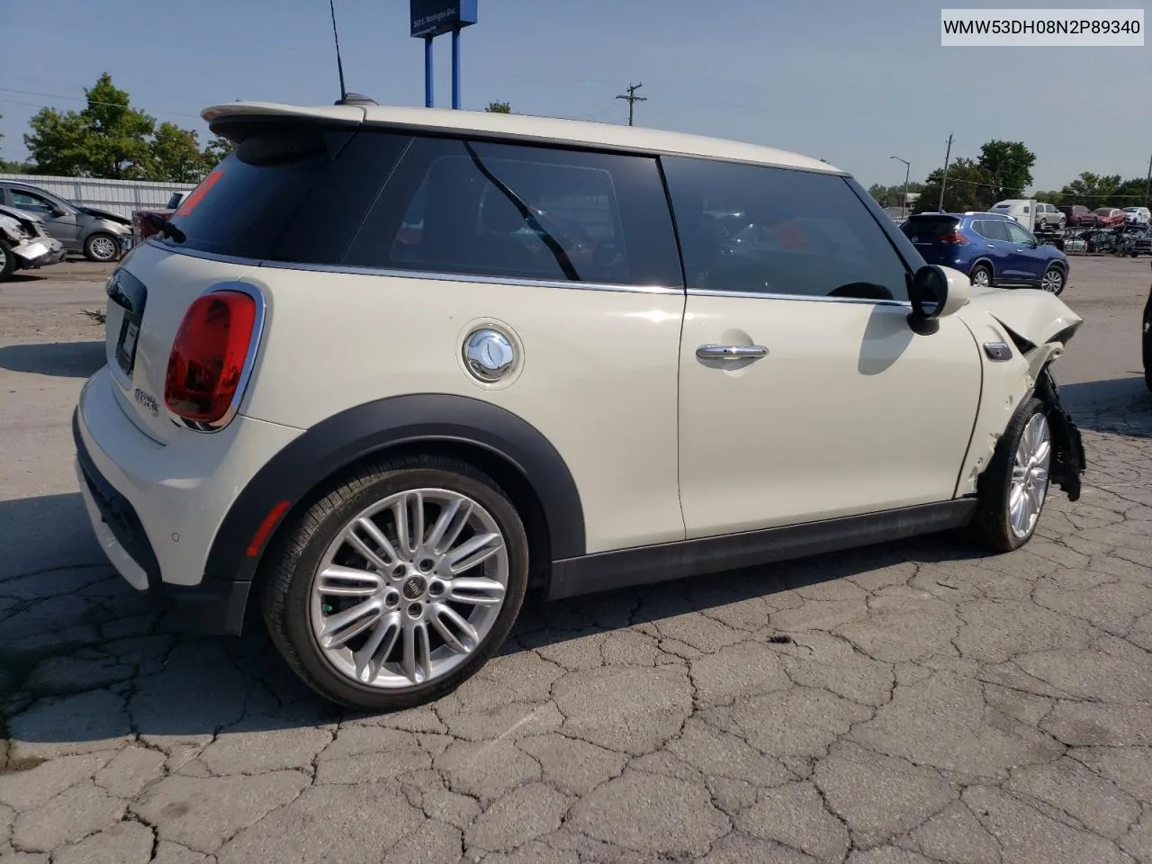 2022 Mini Cooper S VIN: WMW53DH08N2P89340 Lot: 70395414