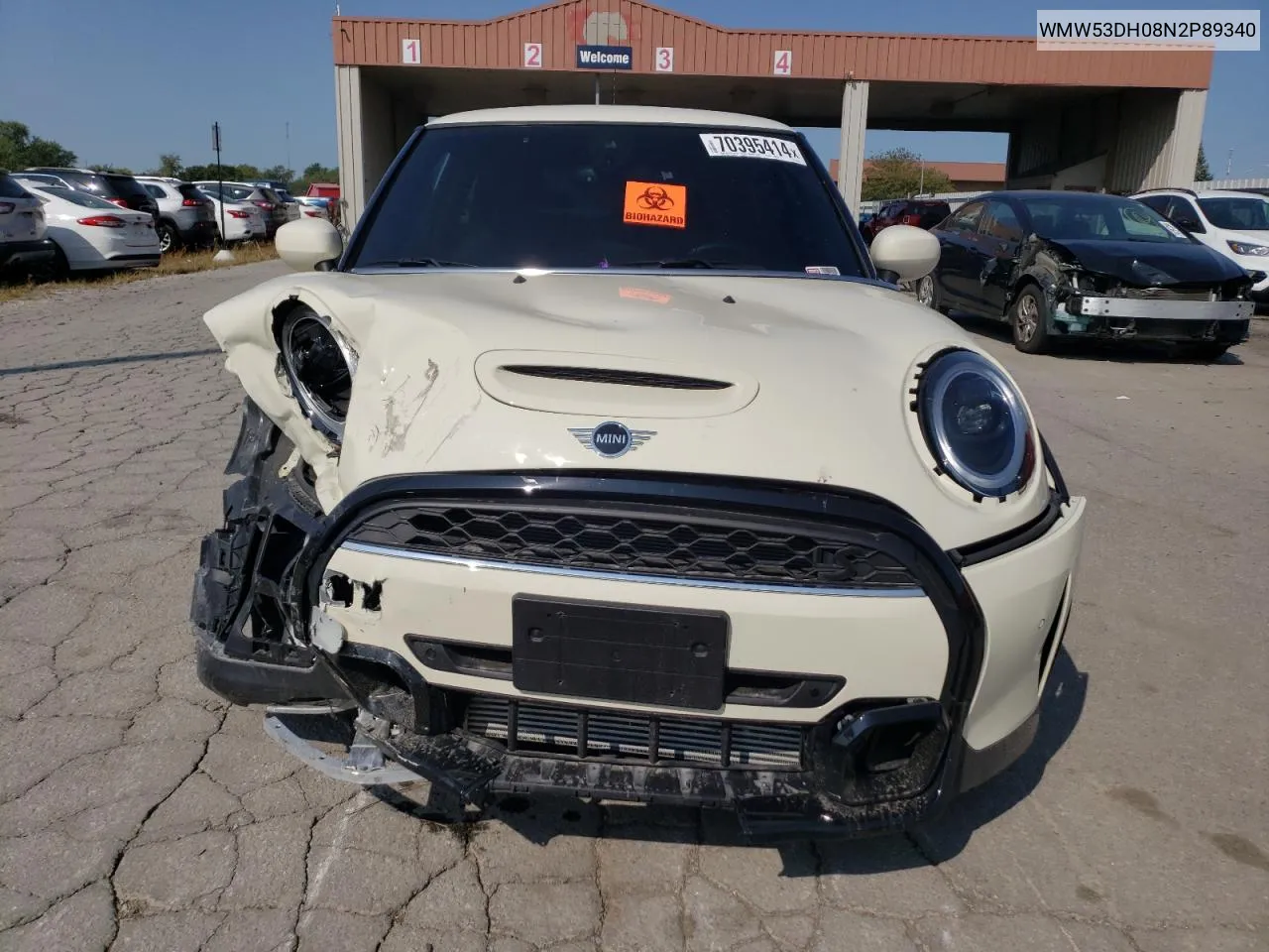 WMW53DH08N2P89340 2022 Mini Cooper S