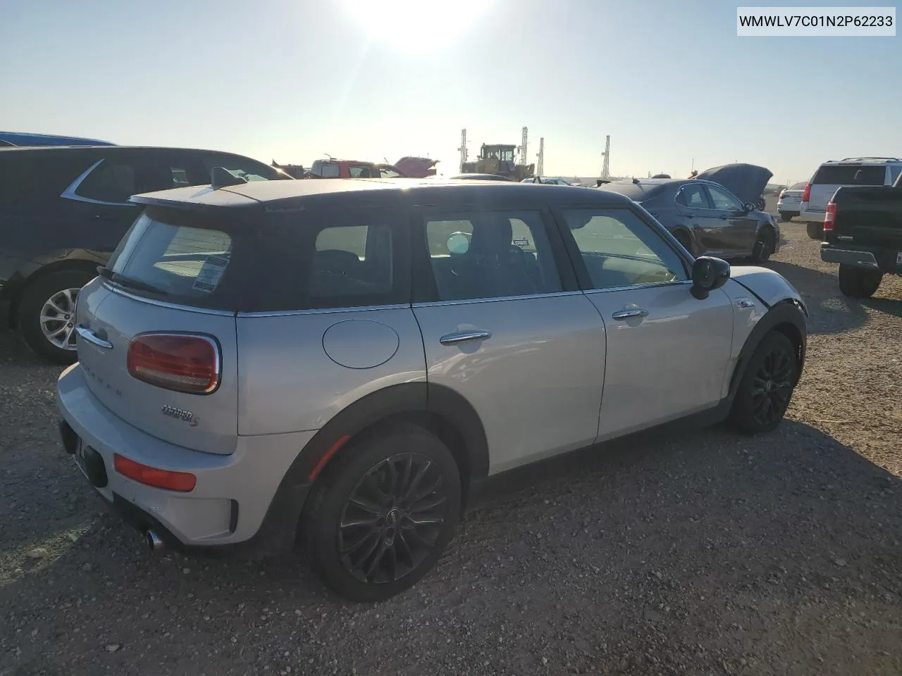 WMWLV7C01N2P62233 2022 Mini Cooper S Clubman