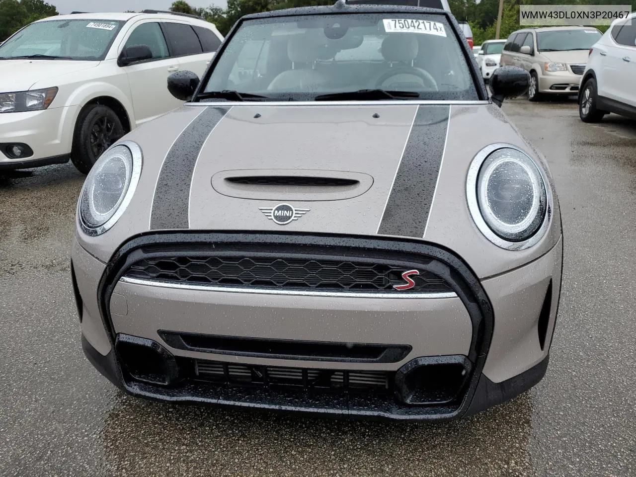 2022 Mini Cooper S VIN: WMW43DL0XN3P20467 Lot: 75042174