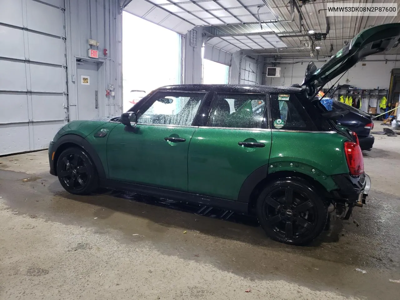 2022 Mini Cooper S VIN: WMW53DK08N2P87600 Lot: 77555994