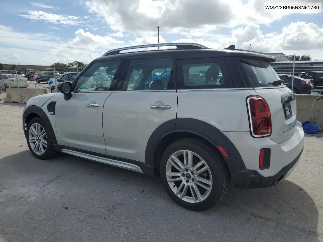 2022 Mini Cooper Countryman VIN: WMZ23BR06N3N61730 Lot: 80008294