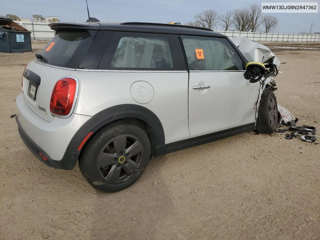 2022 Mini Cooper Se VIN: WMW13DJ08N2R47362 Lot: 80726734