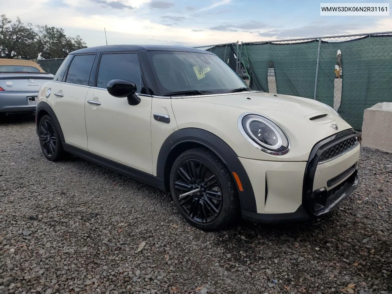 2022 Mini Cooper S VIN: WMW53DK06N2R31161 Lot: 81259794