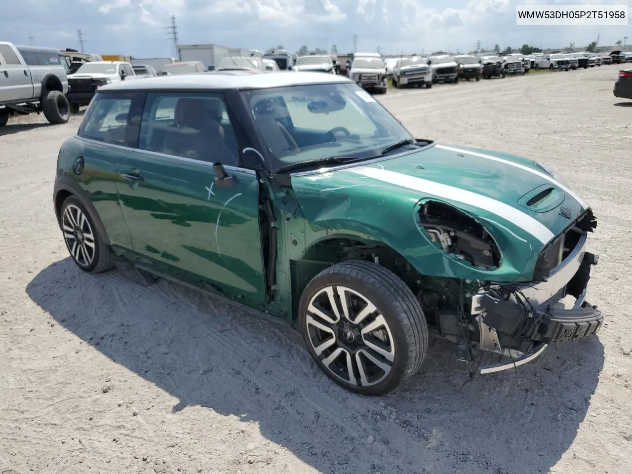 2023 Mini Cooper S VIN: WMW53DH05P2T51958 Lot: 70451234