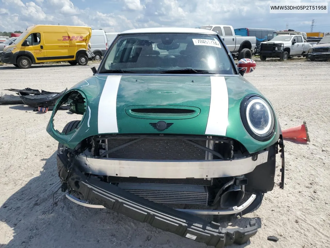 2023 Mini Cooper S VIN: WMW53DH05P2T51958 Lot: 70451234