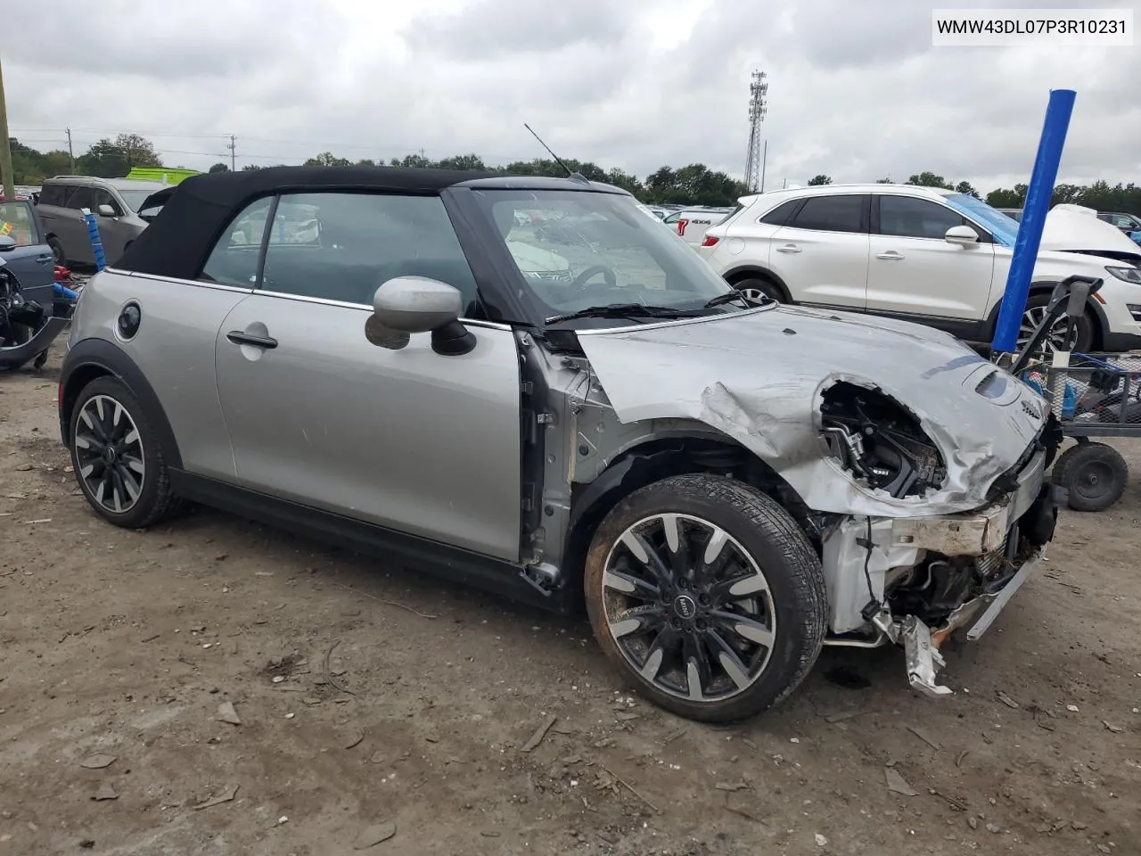 2023 Mini Cooper S VIN: WMW43DL07P3R10231 Lot: 72804794