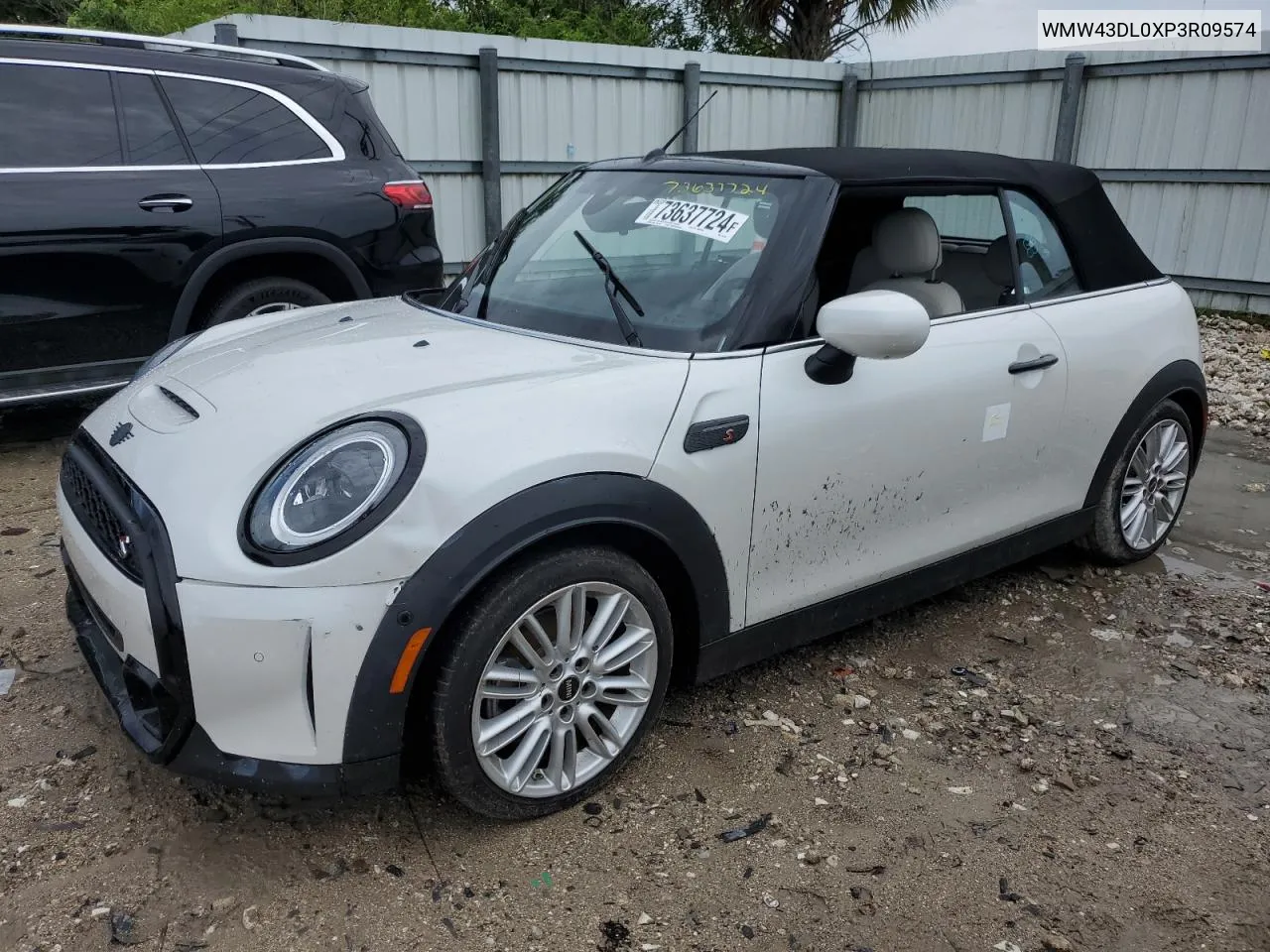 2023 Mini Cooper S VIN: WMW43DL0XP3R09574 Lot: 73637724