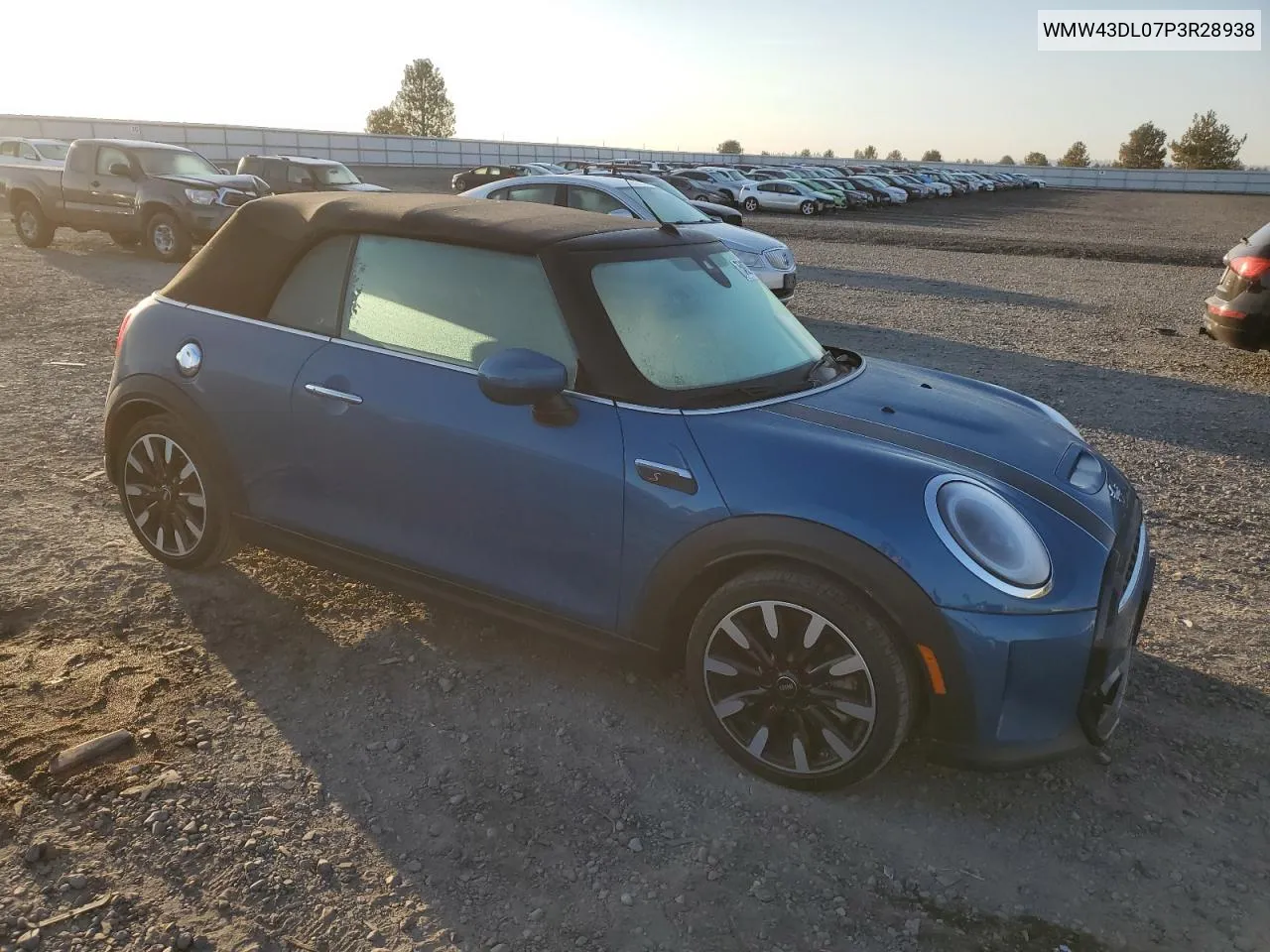 2023 Mini Cooper S VIN: WMW43DL07P3R28938 Lot: 75492794