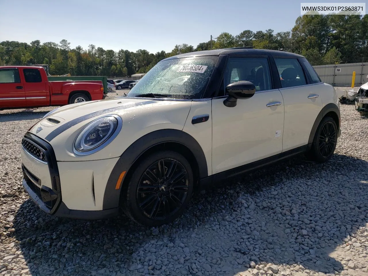 2023 Mini Cooper S VIN: WMW53DK01P2S63871 Lot: 76006504