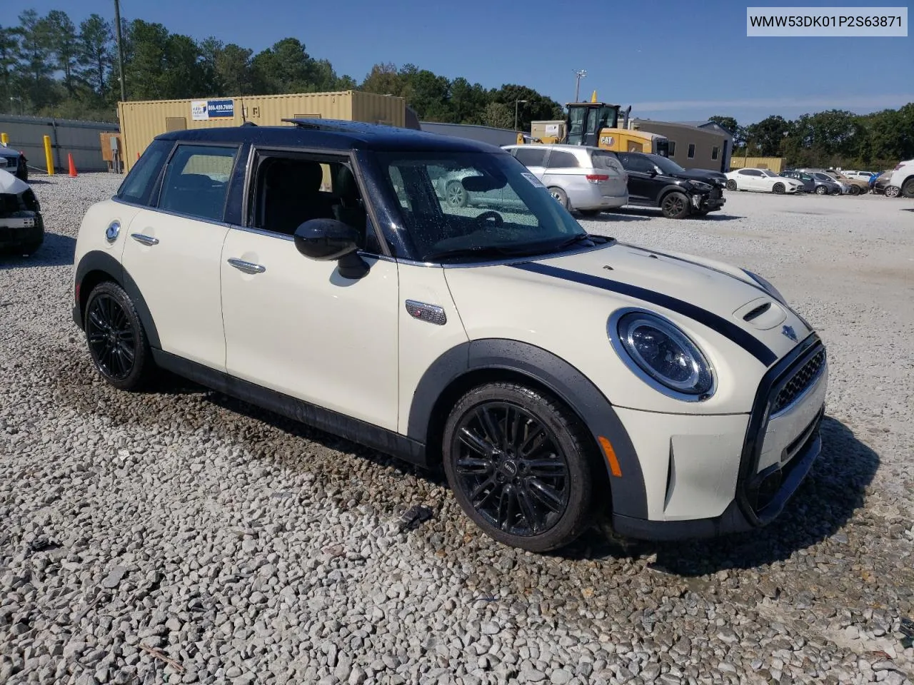 2023 Mini Cooper S VIN: WMW53DK01P2S63871 Lot: 76006504