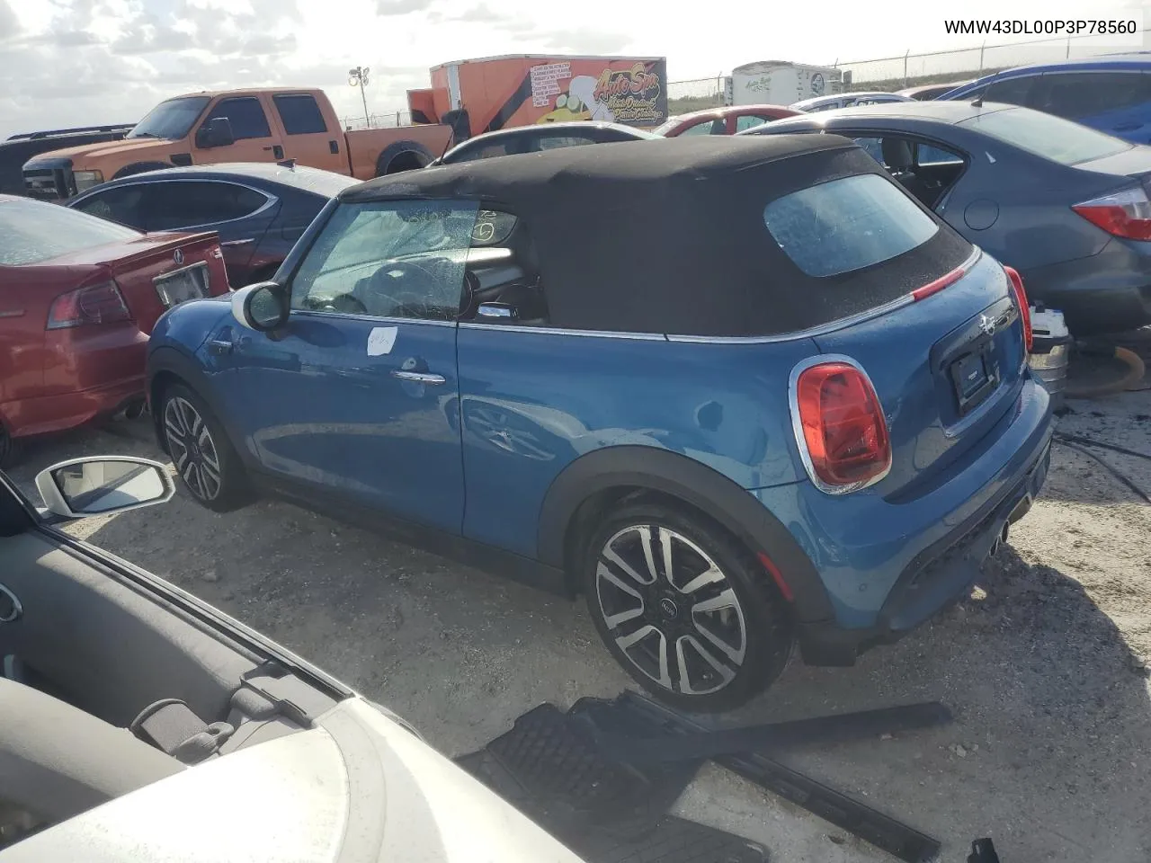 2023 Mini Cooper S VIN: WMW43DL00P3P78560 Lot: 76618324