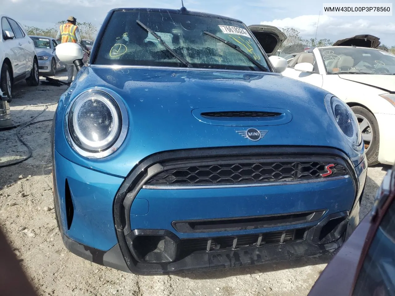 2023 Mini Cooper S VIN: WMW43DL00P3P78560 Lot: 76618324