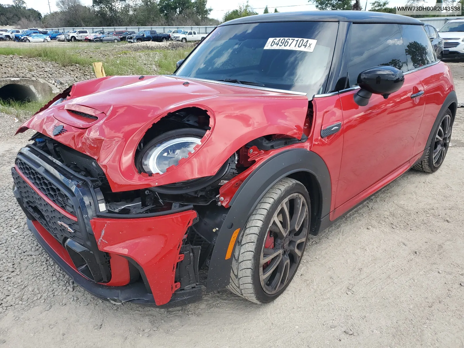 2024 Mini Cooper John Cooper Works VIN: WMW73DH00R2U43538 Lot: 64967104