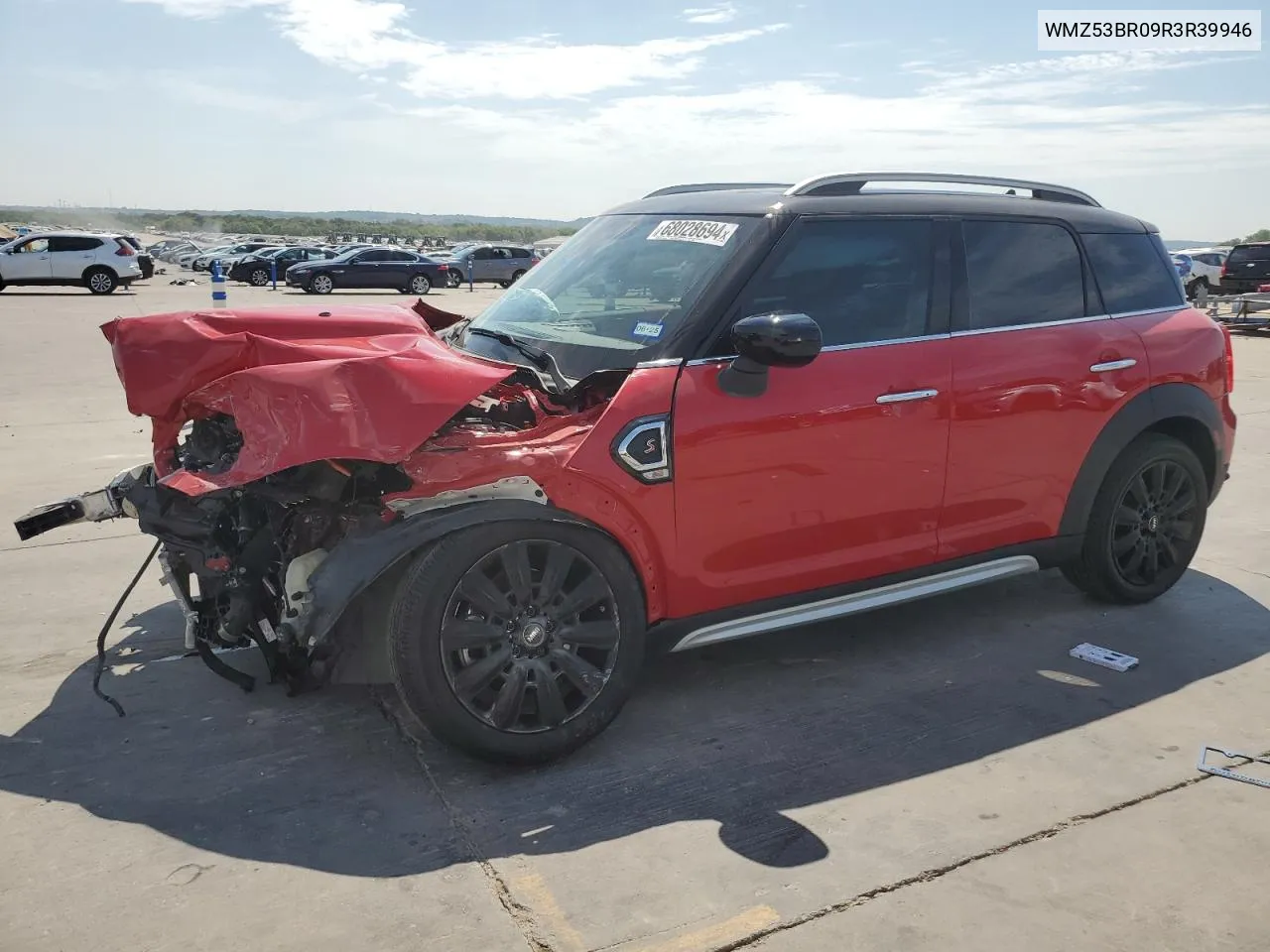 2024 Mini Cooper S Countryman VIN: WMZ53BR09R3R39946 Lot: 68028694