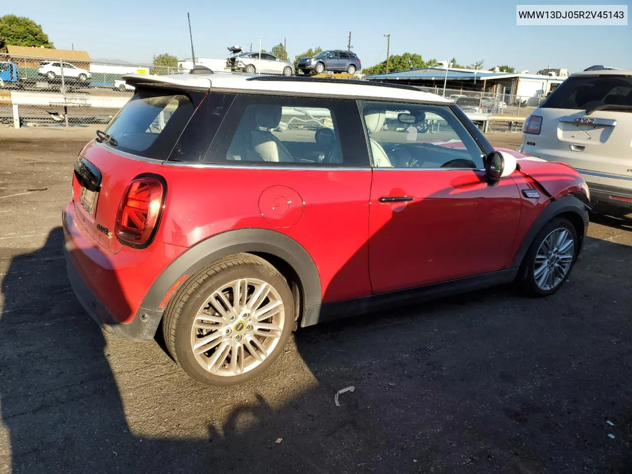 2024 Mini Cooper Se VIN: WMW13DJ05R2V45143 Lot: 70295044