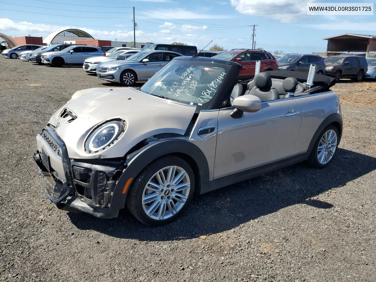 2024 Mini Cooper S VIN: WMW43DL00R3S01725 Lot: 71848994