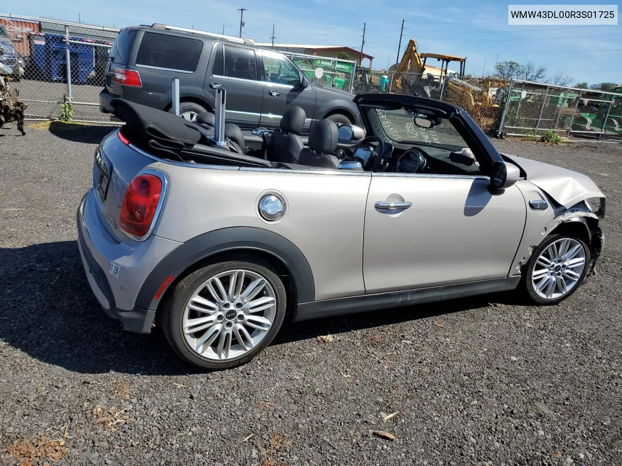 2024 Mini Cooper S VIN: WMW43DL00R3S01725 Lot: 71848994