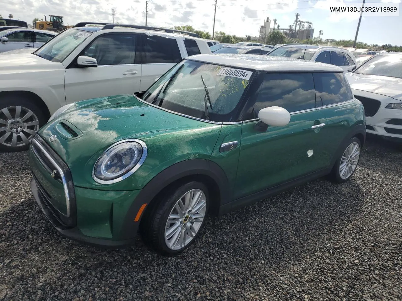 2024 Mini Cooper Se VIN: WMW13DJ03R2V18989 Lot: 73868634