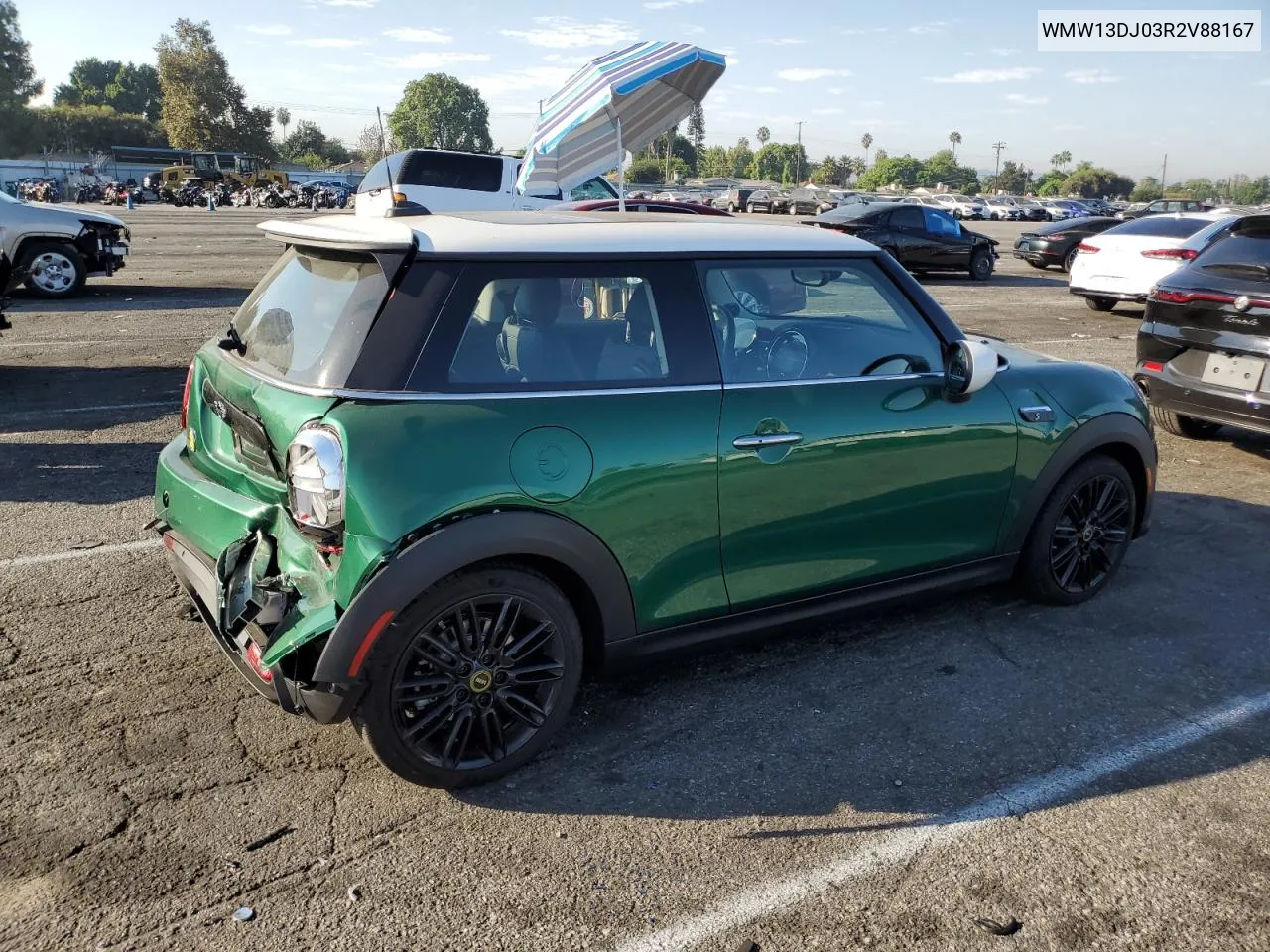 2024 Mini Cooper Se VIN: WMW13DJ03R2V88167 Lot: 74392794