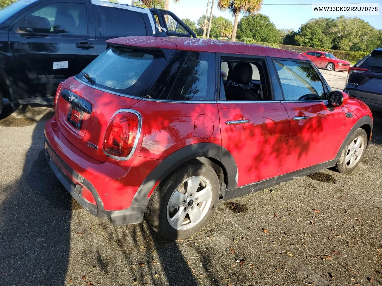 2024 Mini Cooper VIN: WMW33DK02R2U70778 Lot: 76207134