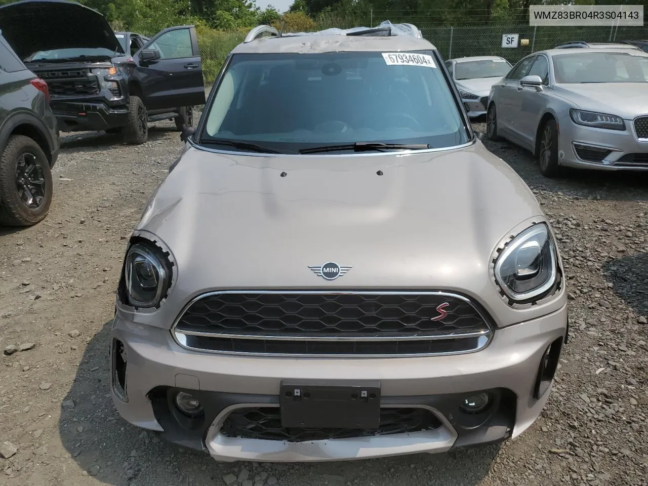 2024 Mini Cooper S Countryman All4 VIN: WMZ83BR04R3S04143 Lot: 78412504