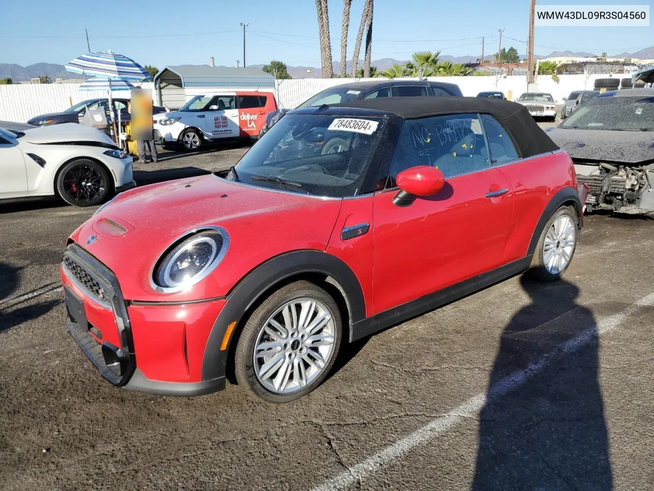 2024 Mini Cooper S VIN: WMW43DL09R3S04560 Lot: 78483604