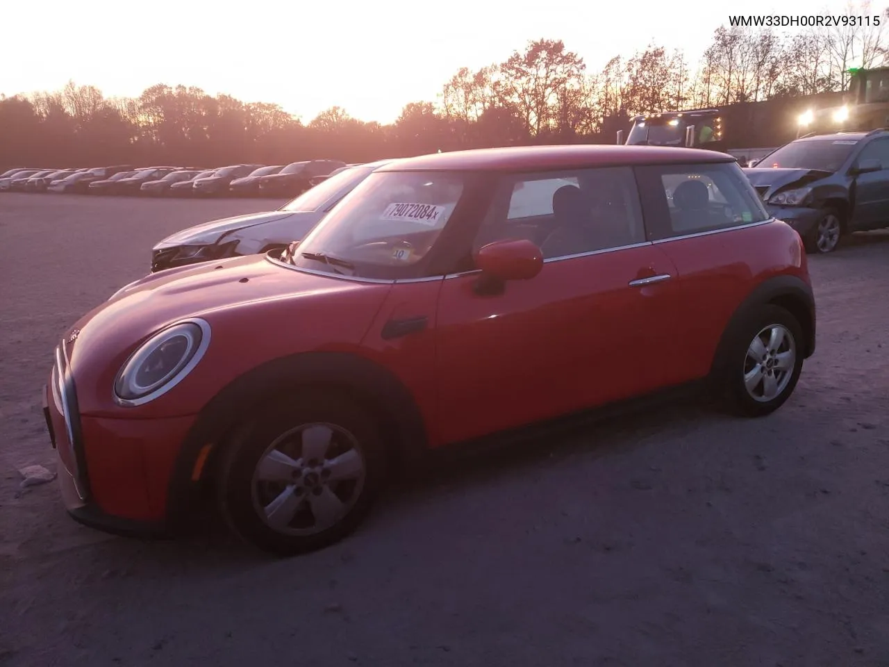 2024 Mini Cooper VIN: WMW33DH00R2V93115 Lot: 79072084