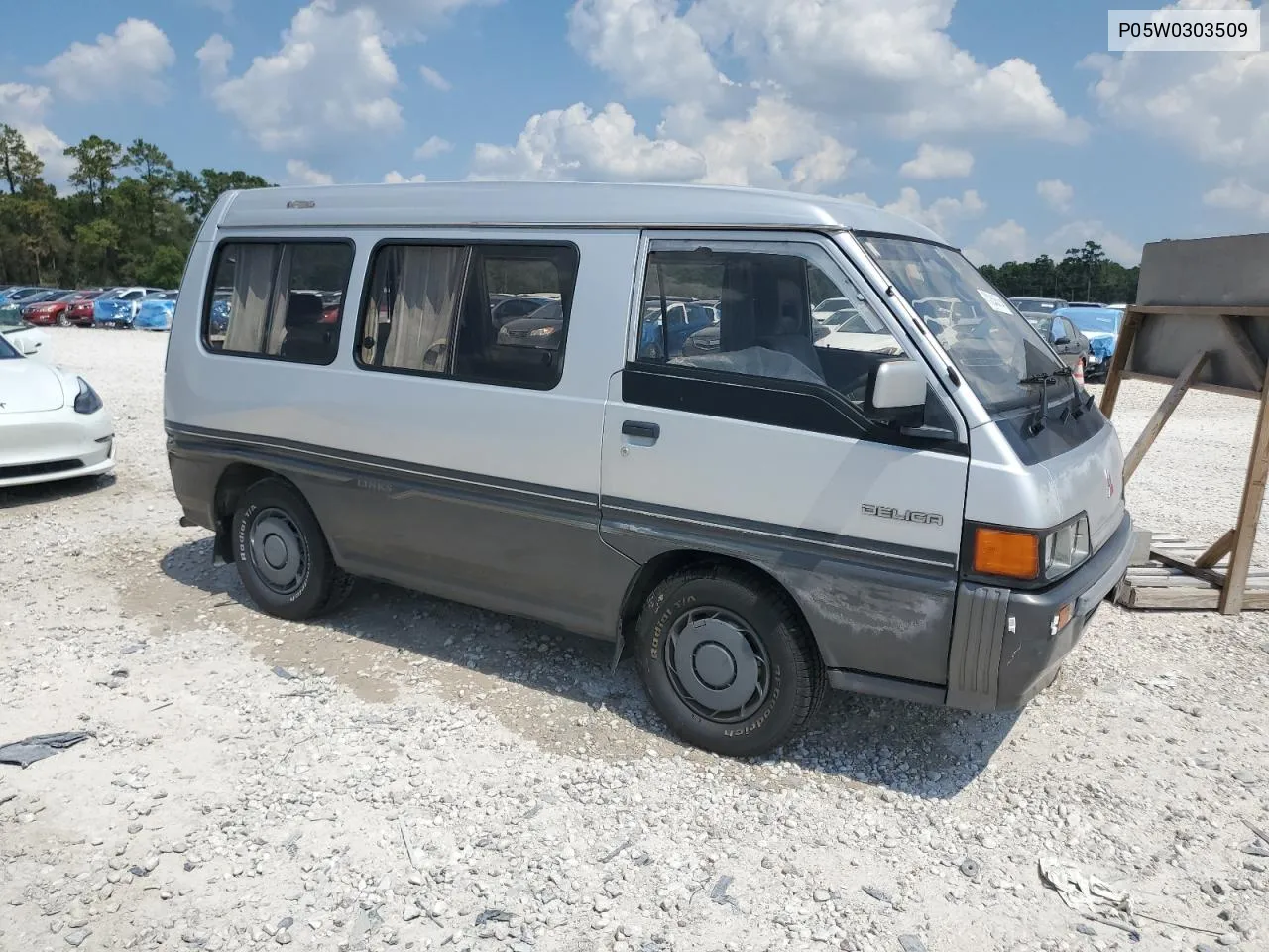 1989 Mitsubishi Wagon VIN: P05W0303509 Lot: 72245074