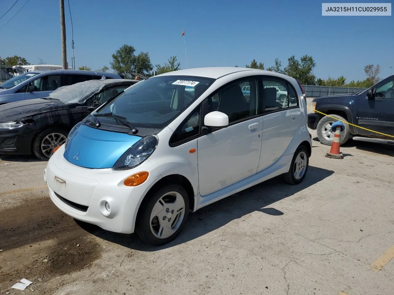 2012 Mitsubishi I Miev Es VIN: JA3215H11CU029955 Lot: 72077174