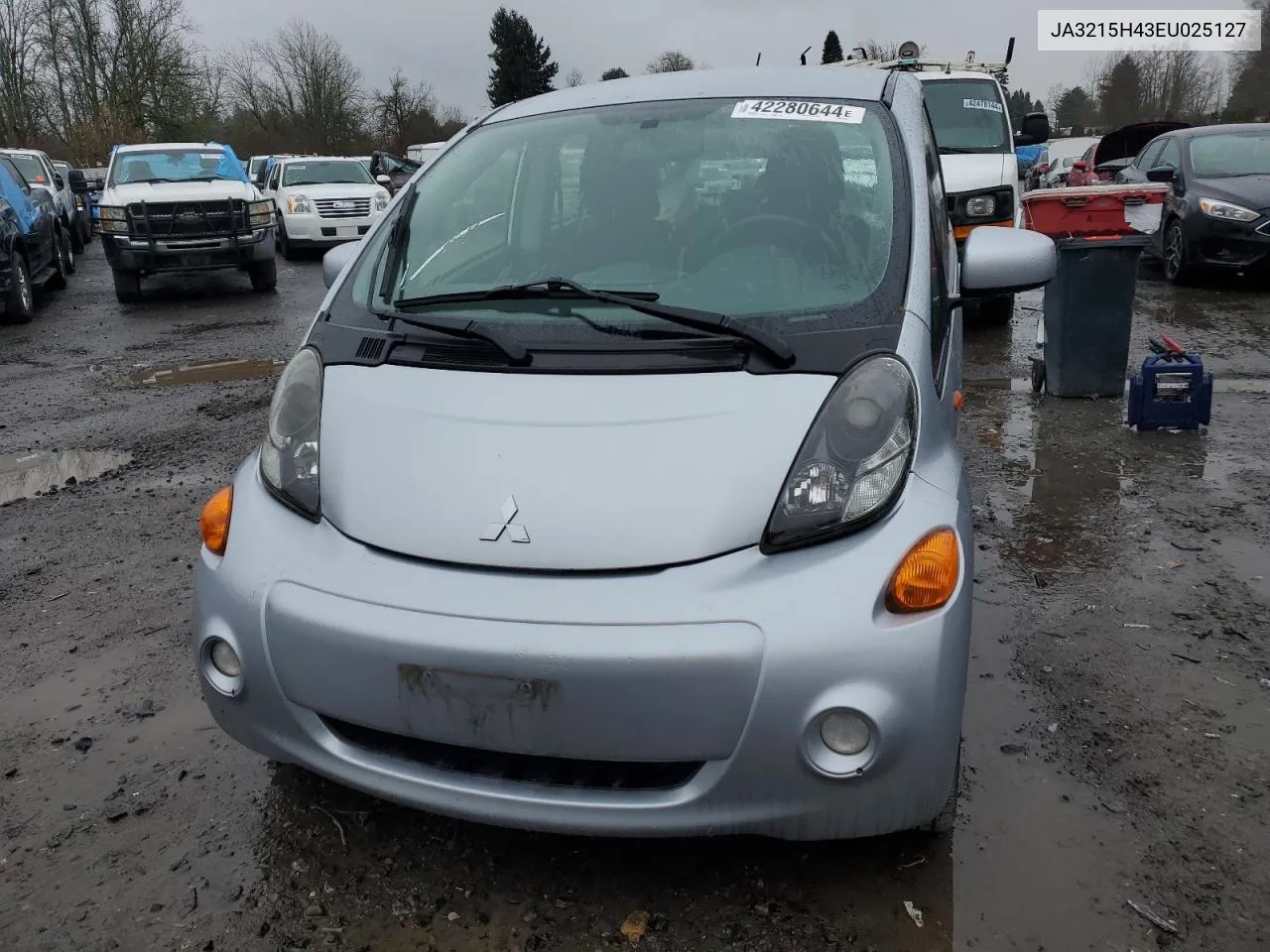 2014 Mitsubishi I Miev Es VIN: JA3215H43EU025127 Lot: 42280644