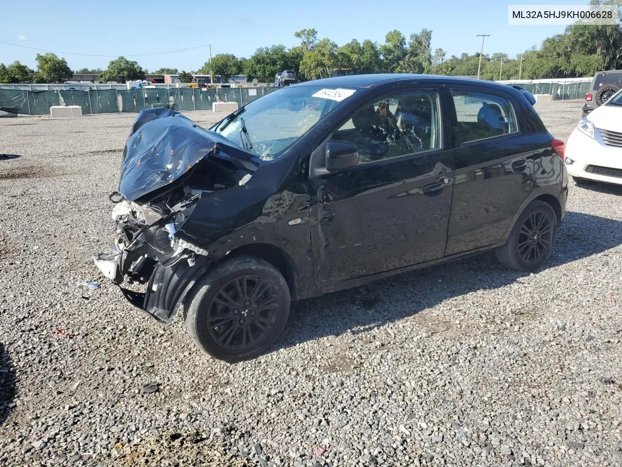 2019 Mitsubishi Mirage Le VIN: ML32A5HJ9KH006628 Lot: 56440954