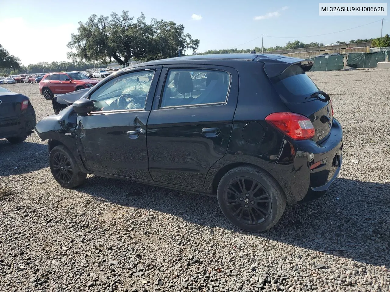 2019 Mitsubishi Mirage Le VIN: ML32A5HJ9KH006628 Lot: 56440954