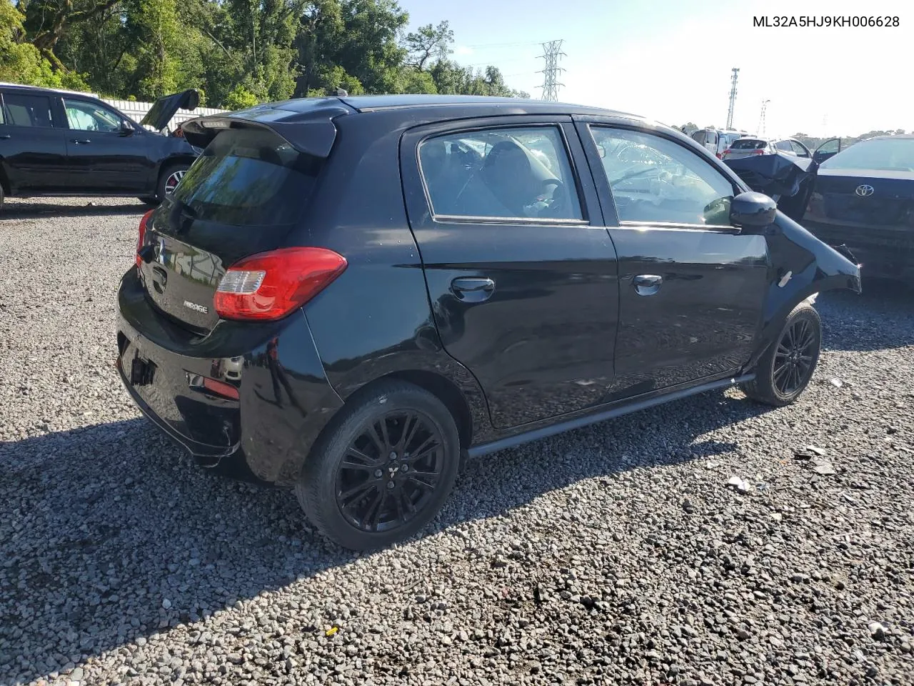 2019 Mitsubishi Mirage Le VIN: ML32A5HJ9KH006628 Lot: 56440954