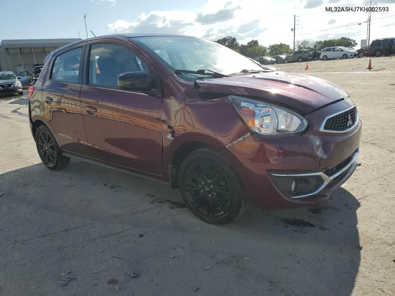 ML32A5HJ7KH002593 2019 Mitsubishi Mirage Le